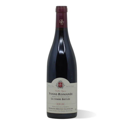 Bruno Clavelier Vosne Romanee La Combe Brulee 2018